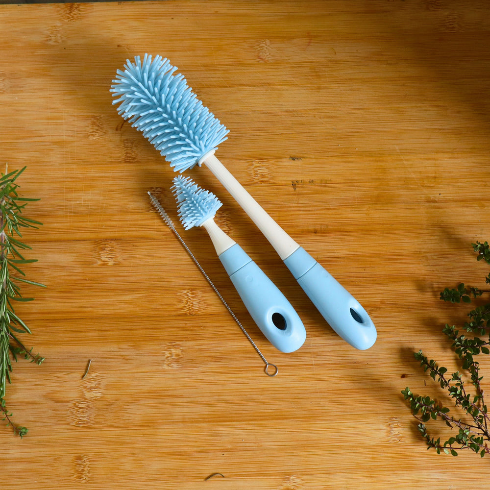 Bottle, Teat Nipple  & Straw Cleaning Brush - Silicone