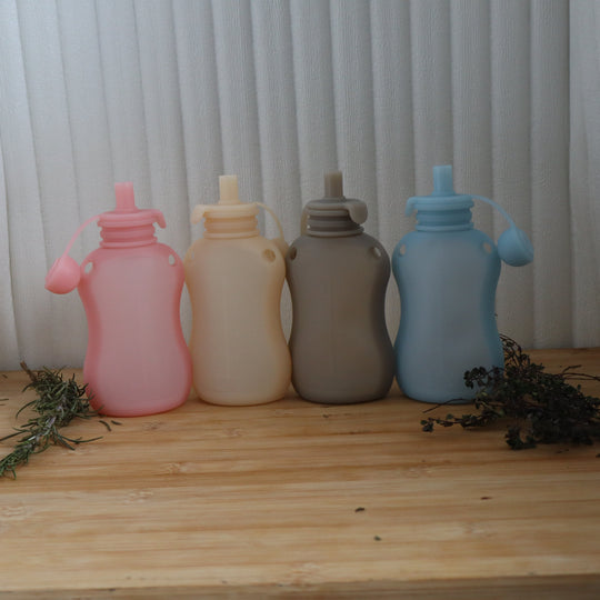 120ml Silicone Pouches - Eco Friendly Food/Milk Storage