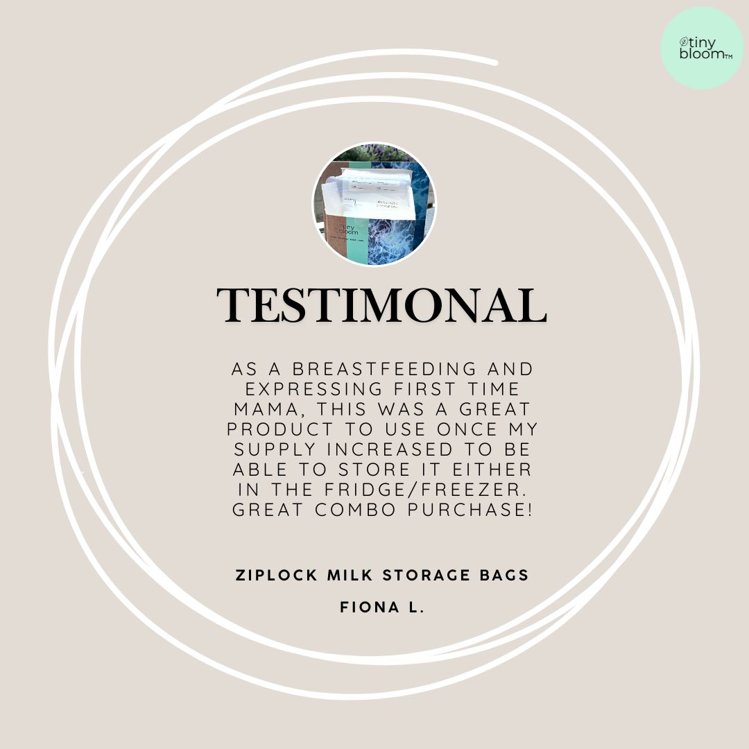 30 x Ziplock 200 ml Milk Storage Bags