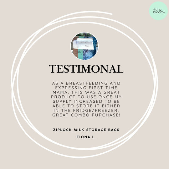 30 x Ziplock 200 ml Milk Storage Bags