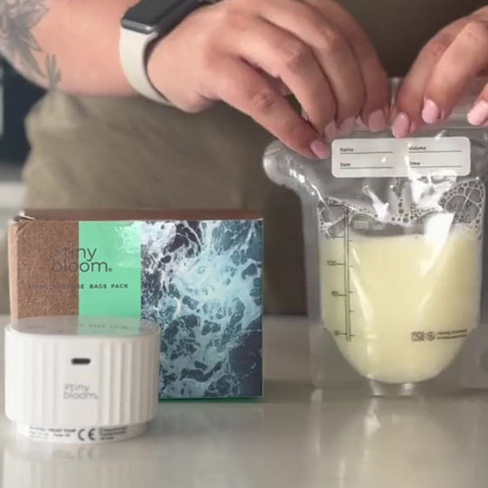 30 x Ziplock 200 ml Milk Storage Bags