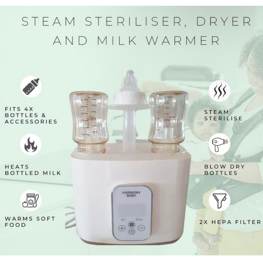 3-in-1 Steam Steriliser & Milk Warmer