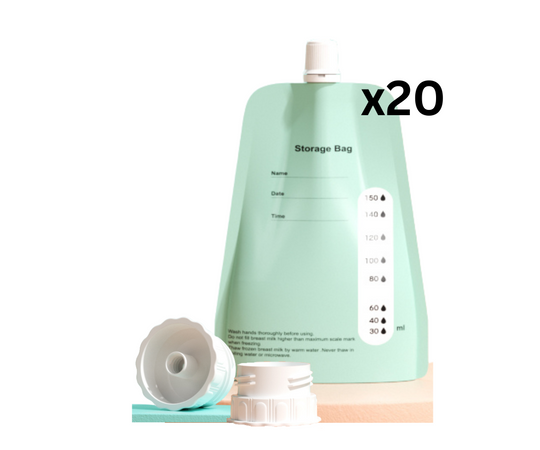 20 Connectable Milk Storage Bags