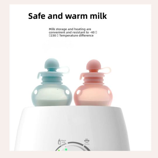Suggestion


Two baby bottles with a white base labeled 'Safe and warm milk' on a light pink background.