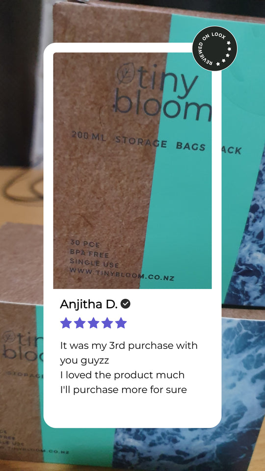 30 x Ziplock 200 ml Milk Storage Bags