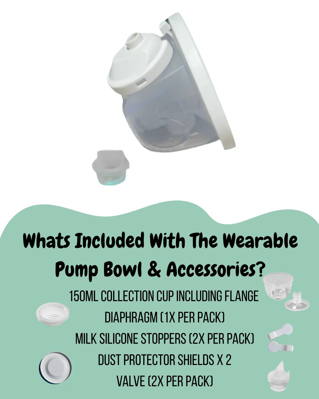 Full Replacement Bowl Set - Breast Pump