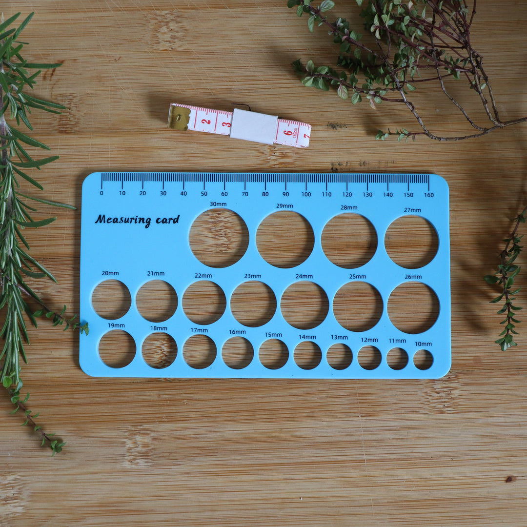 Silicone Measuring Card - Nipple Size for your Pump