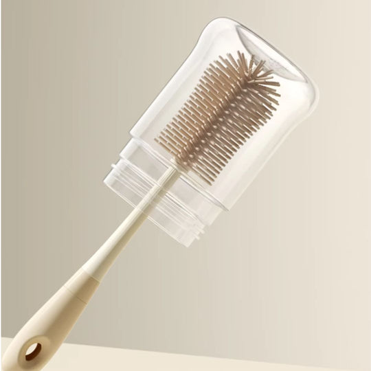 Silicone Bottle Brush Set 3-Pack - For Bottles, Teats & Straws