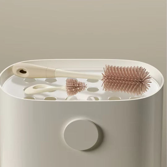 Silicone Bottle Brush Set 3-Pack - For Bottles, Teats & Straws