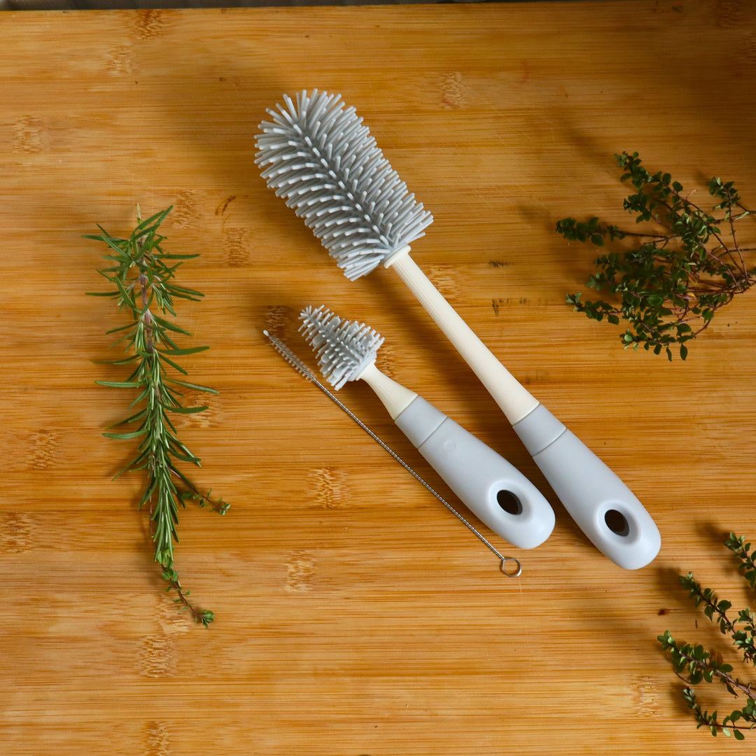 Bottle, Teat Nipple  & Straw Cleaning Brush - Silicone