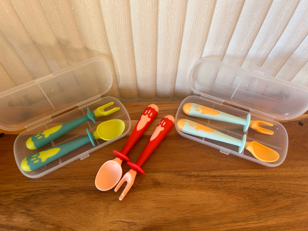 Silicone Bendable Fork and Spoon Set