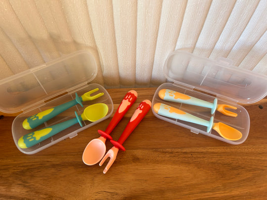 Silicone Bendable Fork and Spoon Set