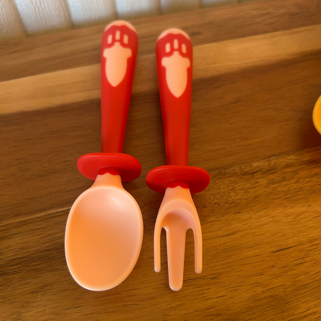 Silicone Bendable Fork and Spoon Set