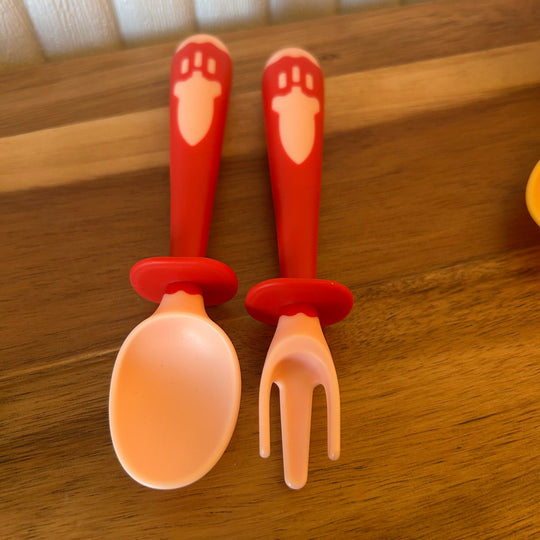 Silicone Bendable Fork and Spoon Set