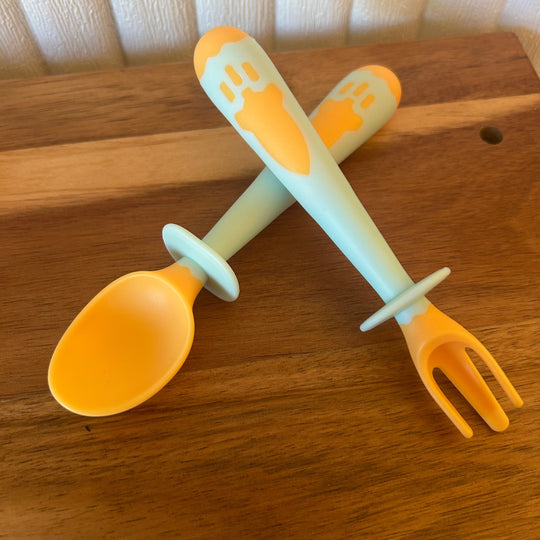 Silicone Bendable Fork and Spoon Set