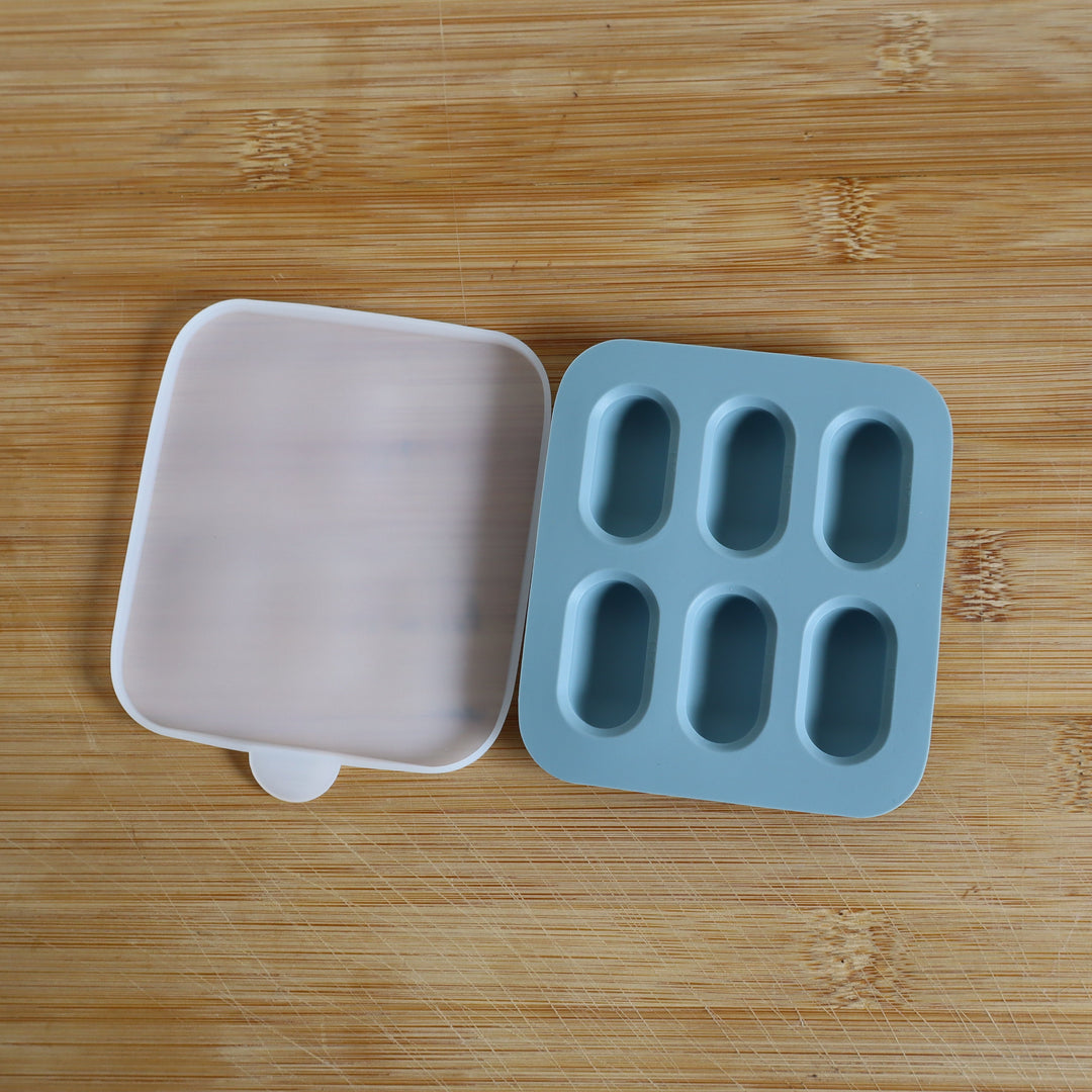 Baby Fruit Feeder  and Tray - Safe Self-Feeding & Teething Relief.
