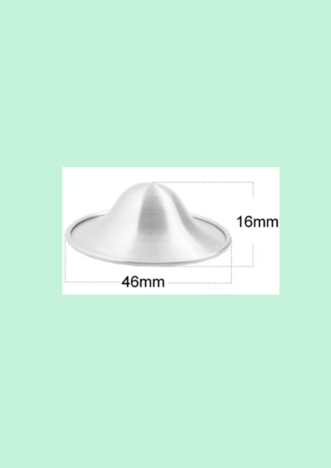 Sterling Silver Nipple Shields - 2 pack