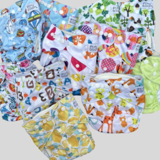 Cloth Nappy Starter Pack - 2 Pack Bundle - Save $13.99