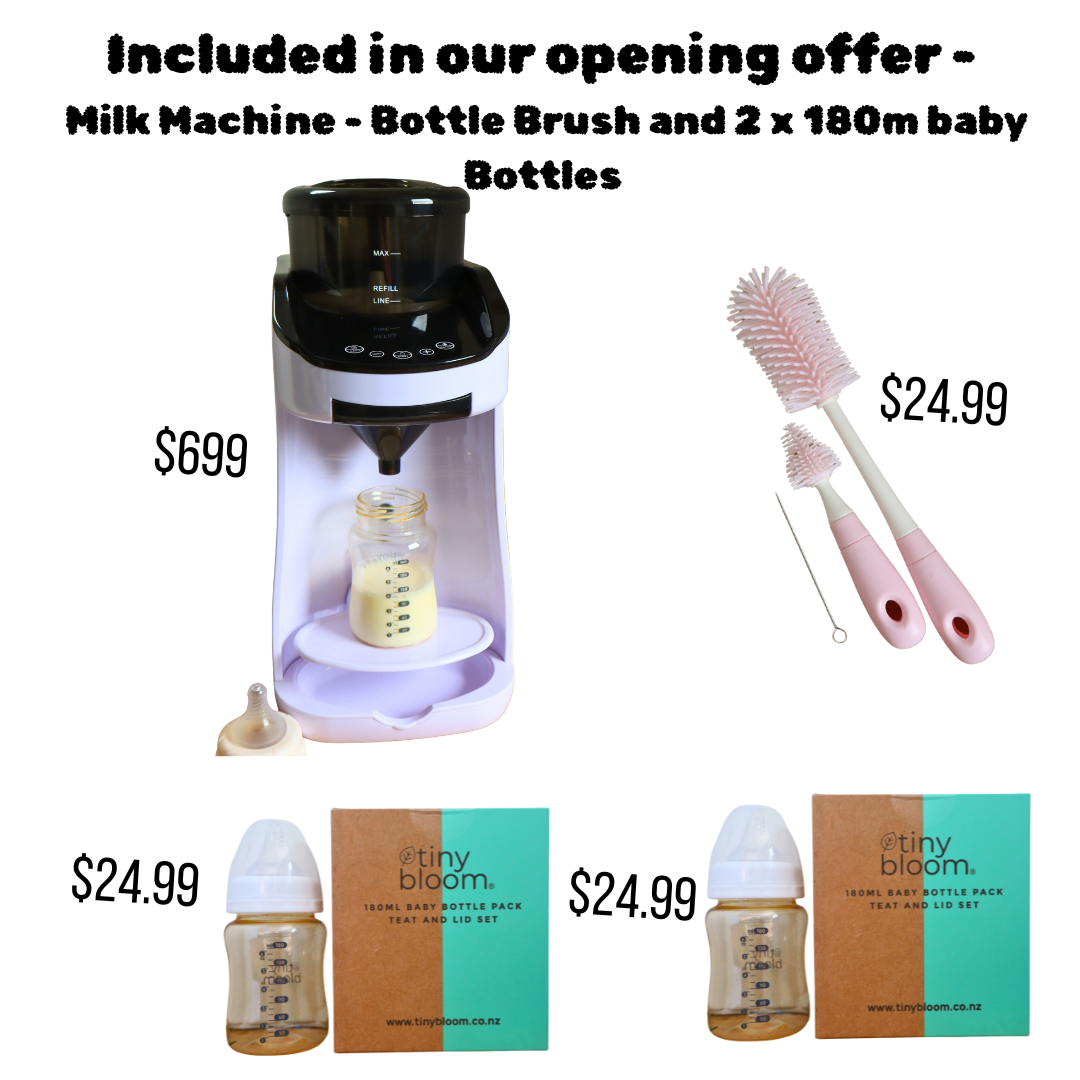 Smart App-Controlled Baby Bottle Milk Machine - Opening Special Bundle