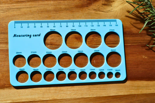 Silicone Measuring Card - Nipple Size for your Pump