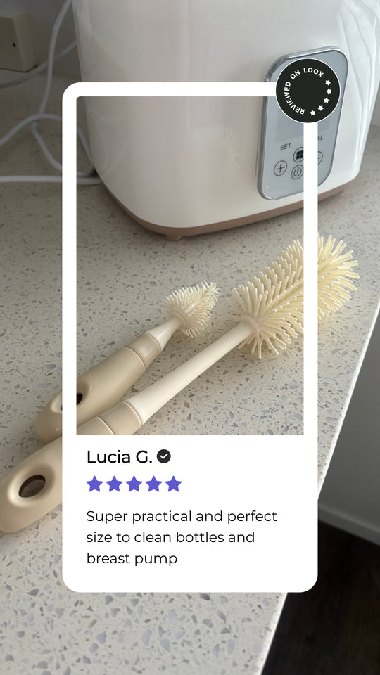 Bottle, Teat Nipple  & Straw Cleaning Brush - Silicone