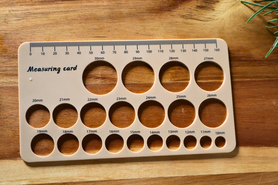 Silicone Measuring Card - Nipple Size for your Pump