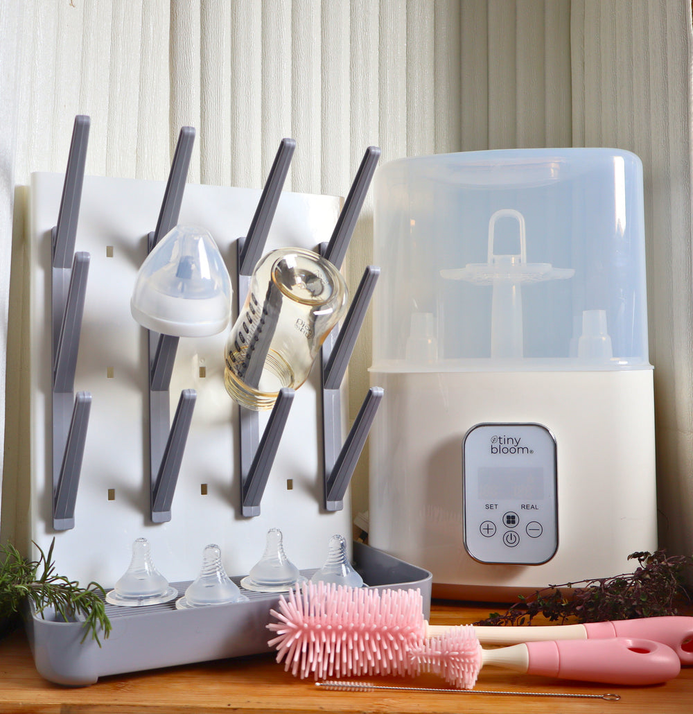 Feeding Essentials Bundle - 3-in-1 Steriliser, Bottles & Accessories