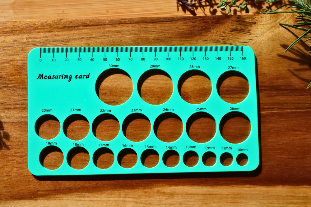Silicone Measuring Card - Nipple Size for your Pump