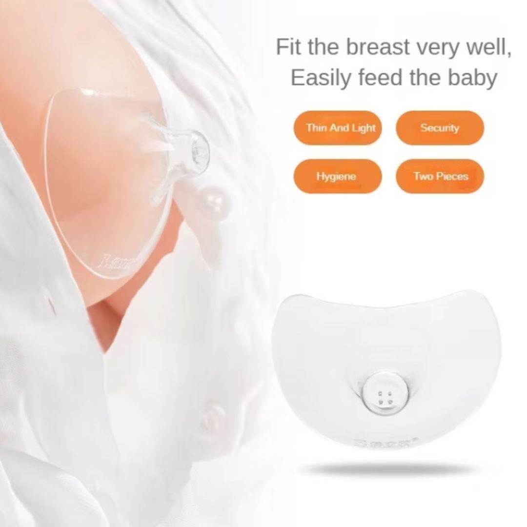 Breastfeeding Nipple Shield 2 Pack - Silicone Nursing Support