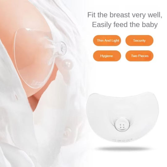 Breastfeeding Nipple Shield 2 Pack - Silicone Nursing Support