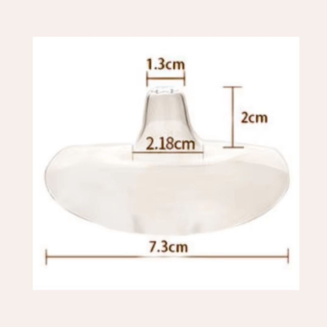Breastfeeding Nipple Shield 2 Pack - Silicone Nursing Support