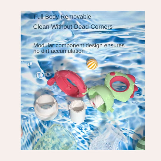 Fruit Food Feeder with Twist Top - Safe Self-Feeding & Teething