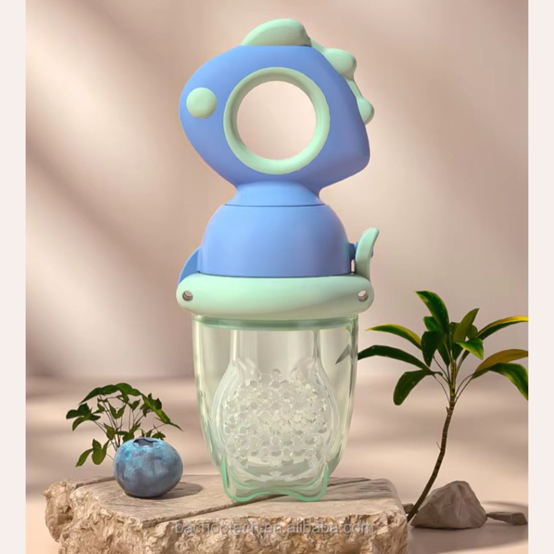 Fruit Food Feeder with Twist Top - Safe Self-Feeding & Teething