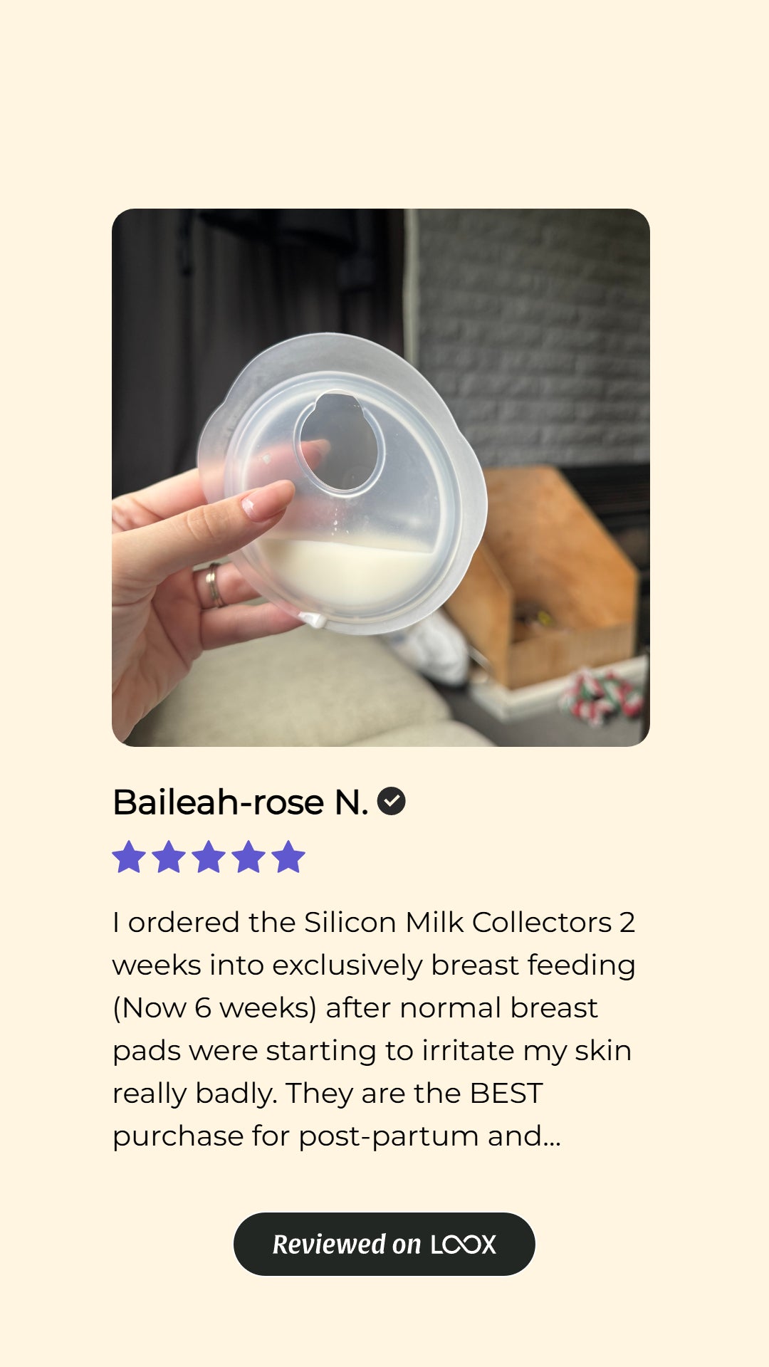 Silicone Milk Collectors