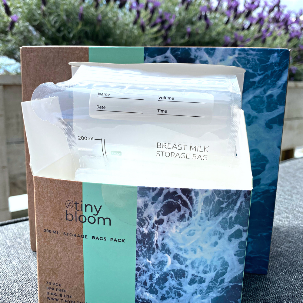 30 x Ziplock 200 ml Milk Storage Bags
